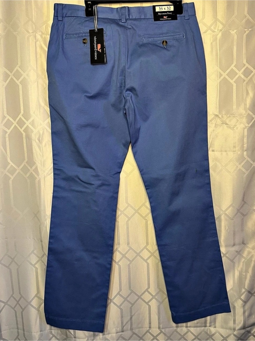 vineyard vines Breaker Pant Chino Pants in Blue Waist 34 x 32 NWT